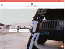 Tablet Screenshot of amundsensports.com